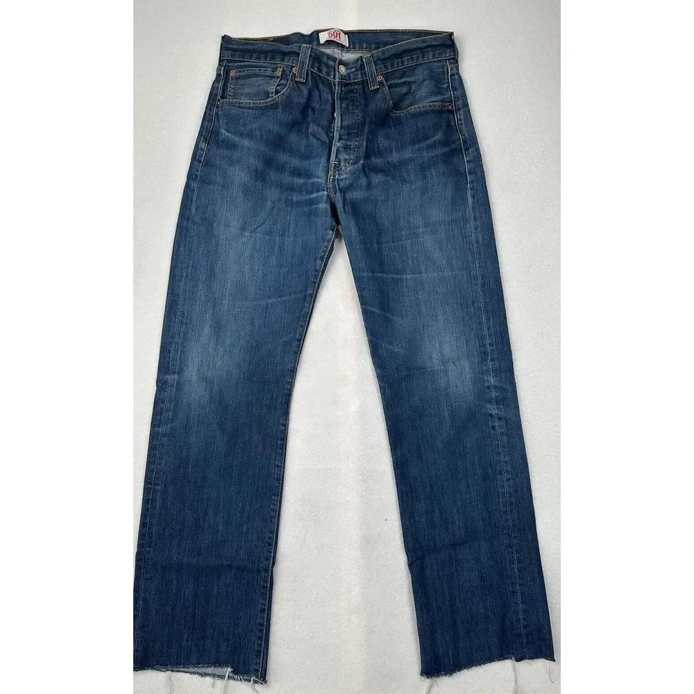 Vintage‎ Levis 501XX Jeans Denim Button Fly Pants Mens 32x31 Y2K